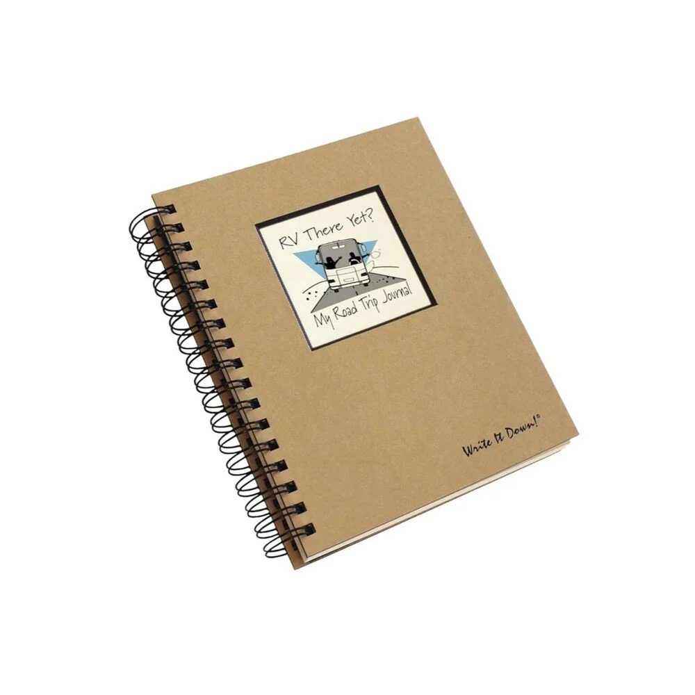 RV There Yet Write it Down Guided Road Trip Journal NWT